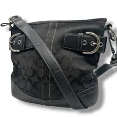 COACH Signature Canvas Shoulder y2k
