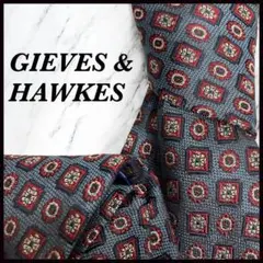 GIEVES & HAWKES ギーブスアンドホークス　ネクタイ　シルク