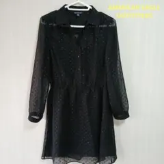 AMERICAN EAGLE OUTFITTERSシースルー ドット柄ワンピースのサムネイル