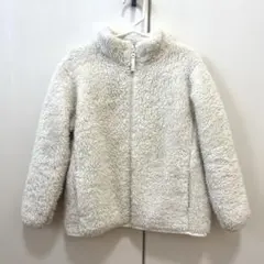 UNIQLO フリース　110サイズ　オフホワイト