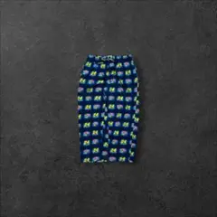 総柄 ワイドパンツ