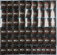 ヴァンガード　公式スリーブ　共通面　赤（レッド）約50枚　使用感有り　旧VG ②