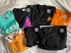 バドミントンウェア　7枚セット　上下