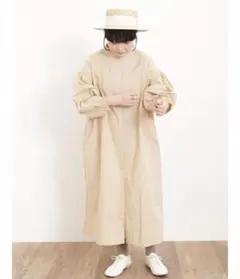 Sm2 ベージュ ワンピース