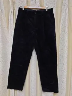 【グローバルワーク】コーデュロイ ワイドパンツ ブラック