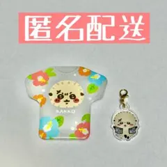 シーサーのおみやげやさん Tシャツ缶バッジ+ミニアクリルチャーム(ラッコ)