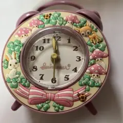 Swimmer ピンク 置時計 キャラクター装飾