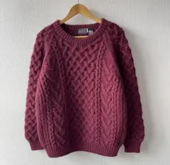 Passen Club フィッシャーマン セーター L ウール アラン ニット