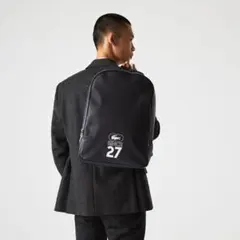 近年モデル！LACOSTE パック リュック ネイビー 紺色 ビジネスのサムネイル