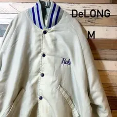 【値下げ可能】USA古着DeLONG ビンテージ スタジャン L ダメージあり