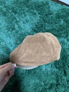 コーデュロイ ベージュ キャスケット