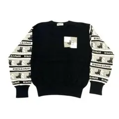 【美品】Black＆Whiteブラック＆ホワイト　ニットセータートレーナー 2026年最新】Black＆White セーター・トレーナーの人気アイテム - メルカリ