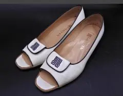 LANVIN オープントゥ ウェッジソール パンプスのサムネイル