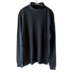 Lands' End ランズエンド モックネックロンT M黒