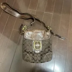 coach ショルダーバッグ ブラウン