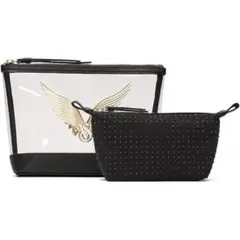 Victoria's Secret ポーチセット 透明/黒