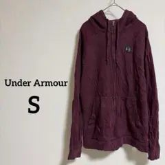 Under Armour SM/PI/CH パーカー バーガンディ 裏起毛