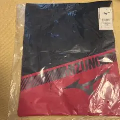 Mizuno シューズ袋 ネイビー/ピンクL34cm×H42cm