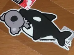限定 名古屋 真顔 噛みつきシャチ コアラ ステッカー B-SIDE LABEL