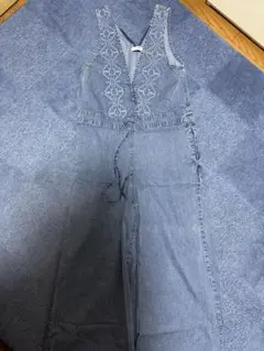 SonnyLabel 刺繍入りデニムサロペット