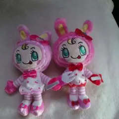メゾピアノ×ハローキティ ベリエちゃん くりっぴぃぬいぐるみ 2体セット