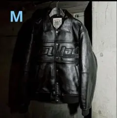 AVIREX VALLAD VARSITY LEATHER JACKET - メルカリ