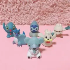 ❁︎ポケモンキッズ❁︎マナフィ他♥フィギュア ソフビ 指人形 グッズ♥