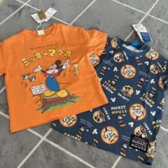 新品　ディズニー　ミッキー　キッズ　半袖　tシャツ　100 110のサムネイル