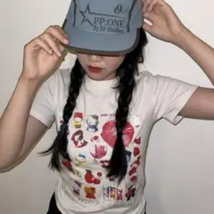 amood アムード ABLY lopaloka キティ プリント Tシャツ 白