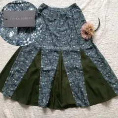 新品タグ付き　ローラアシュレイ 花柄　フラワープリント　ロングスカート