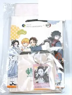 鬼滅の刃 リロホテルズ ノベルティー セット ラゲッジタグ 禰豆子 しのぶ