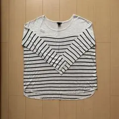 H&M プルオーバー　ボーダー