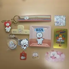 BT21 RJ キーホルダーとプレート他11点セット