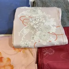 050954　まとめ売り　着物５枚　リメイク用のサムネイル