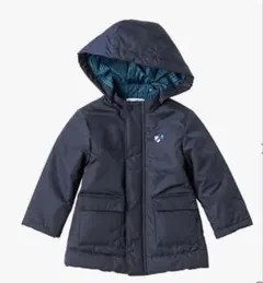 familiarネイビー フード付コート