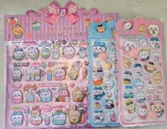 ちいかわ 2枚組ぷっくりシール&夜光おしりシール2枚 3点セット