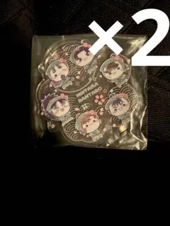 フリューくじ　忍たま乱太郎　ふんわり桜もちぴこの段　アクリルスタンド　6年生集合