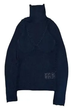 DOLCE&GABBANA ドッキング レースデザイン タートルネックセーターのサムネイル