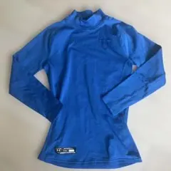 UnderArmour 青 ハイネックアンダーシャツ YXL 150-160cm