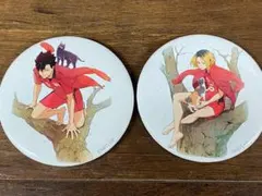 ハイキュー!!　缶バッジ　音駒高校 セット2種　黒尾　狐爪
