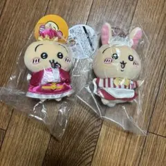 ちいかわレストラン　ホール担当なマスコットうさぎセット