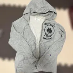 ネネット　チャンピオン　コラボ　パーカー　Ｌ　　メンズ　グレー