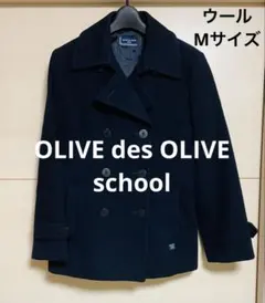OLIVE des OLIVE school コート　ネイビーブラック　Mサイズ