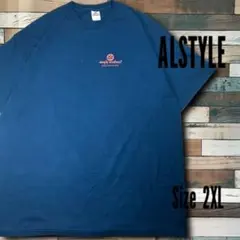 海外古着 2XL Simply Southern バックプリント Tシャツ 紺