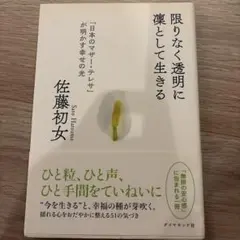 限りなく透明に凜として生きる : 「日本のマザー・テレサ」が明かす幸せの光