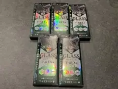 【新品未開封★5セット】GLASS 耐衝撃の王者 T-LEX 前面保護
