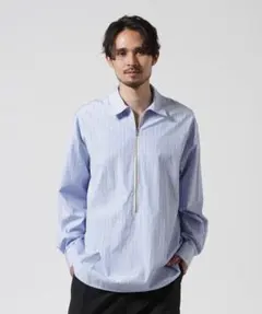 Toironier トワロニエ Stripe Half-Zip Shirtのサムネイル