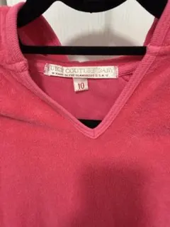 JUICY COUTURE フード付き長袖チュニック 10号 ピンクのサムネイル