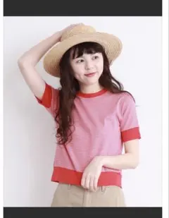CHILDWOMAN レンシルバイカラー半袖プルオーバーのサムネイル