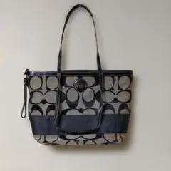 ロゴプリント トートバッグ入手困難品◇ COACH コーチ キャンバス